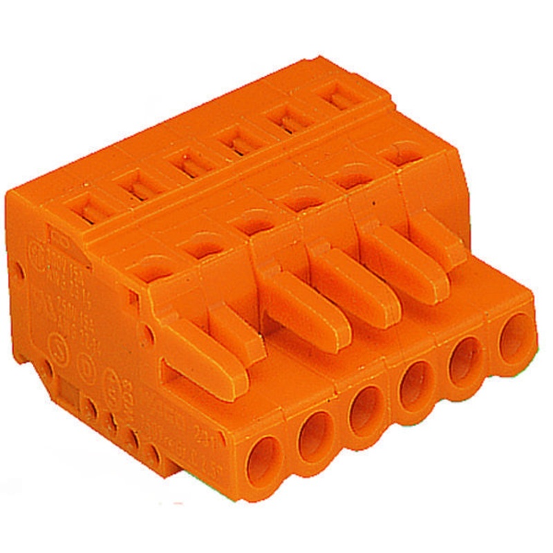 WAGO 231-312/026-000/RN01-0000 TERMINAL BLOCK PLUGGABLE 12 POSITION, 28-12AWG