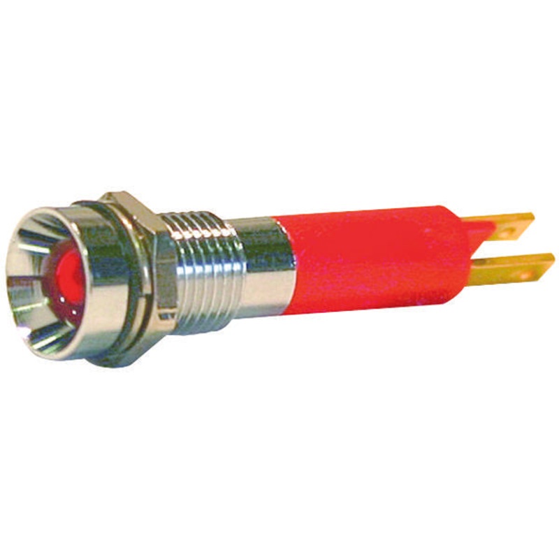 WAMCO WL-19050351 PANEL MOUNT INDICATOR, LED, 8MM, GREEN, 24V