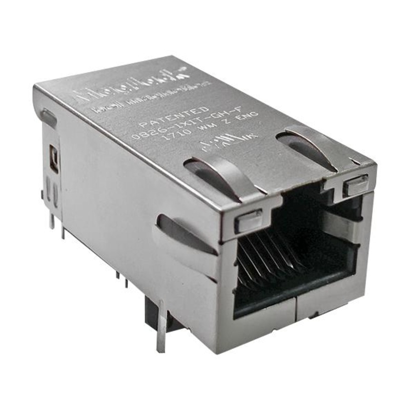 BEL Magnetic Solutions 08B0-1G1T-06-F Magjack 100 BASE-T RJ45 8P4C 1PORT