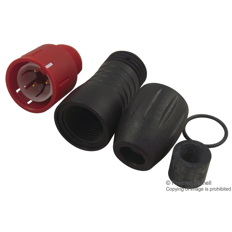 BINDER 99-9105-50-03 Circular Connector, 720 Series, Cable Mount Plug, 3 Contacts, Solder Pin