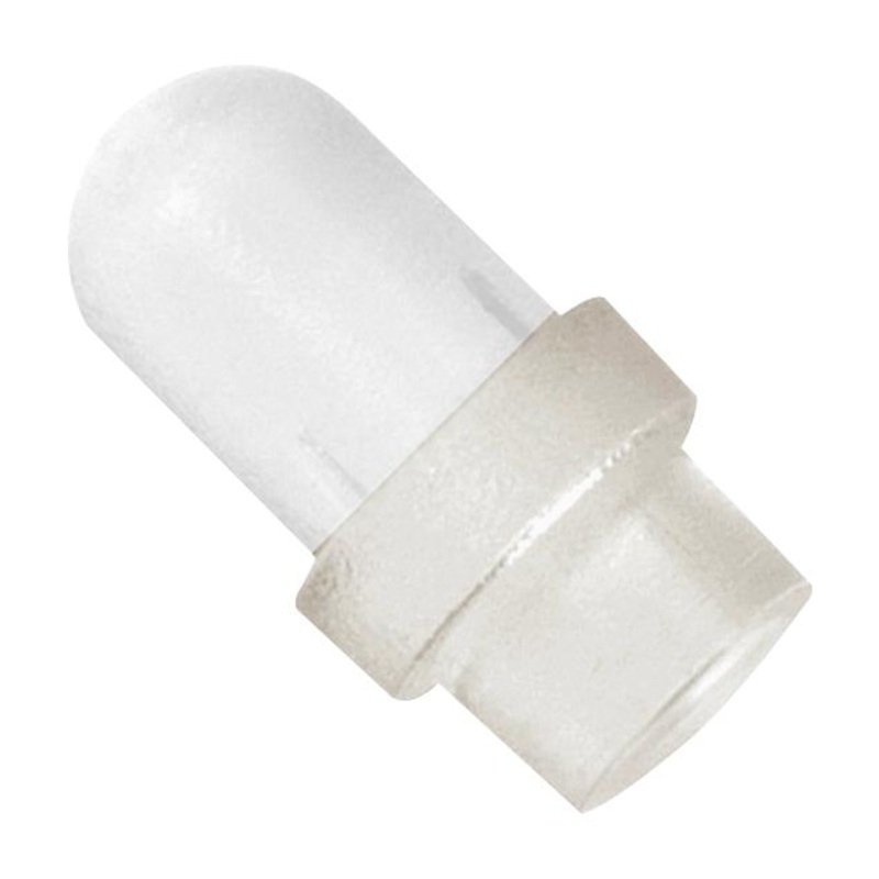 BIVAR PLP1-125-F Light Pipe, 3.2 mm, 1 Pipes, Circular with Flat Top, Press Fit, Panel, Transparent