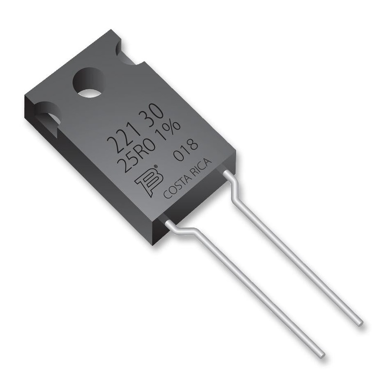 BOURNS PWR221T-30-R300F Through Hole Current Sense Resistor, AEC-Q200 PWR221T-30 Series, 0.3 ohm, 30 W,  1%, TO-220