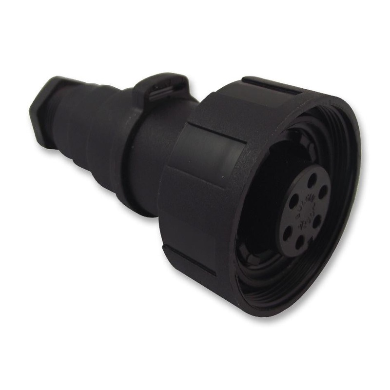 BULGIN PX0728/S Circular Connector, Buccaneer Standard Series, Cable Mount Receptacle, 9 Contacts, Crimp Socket