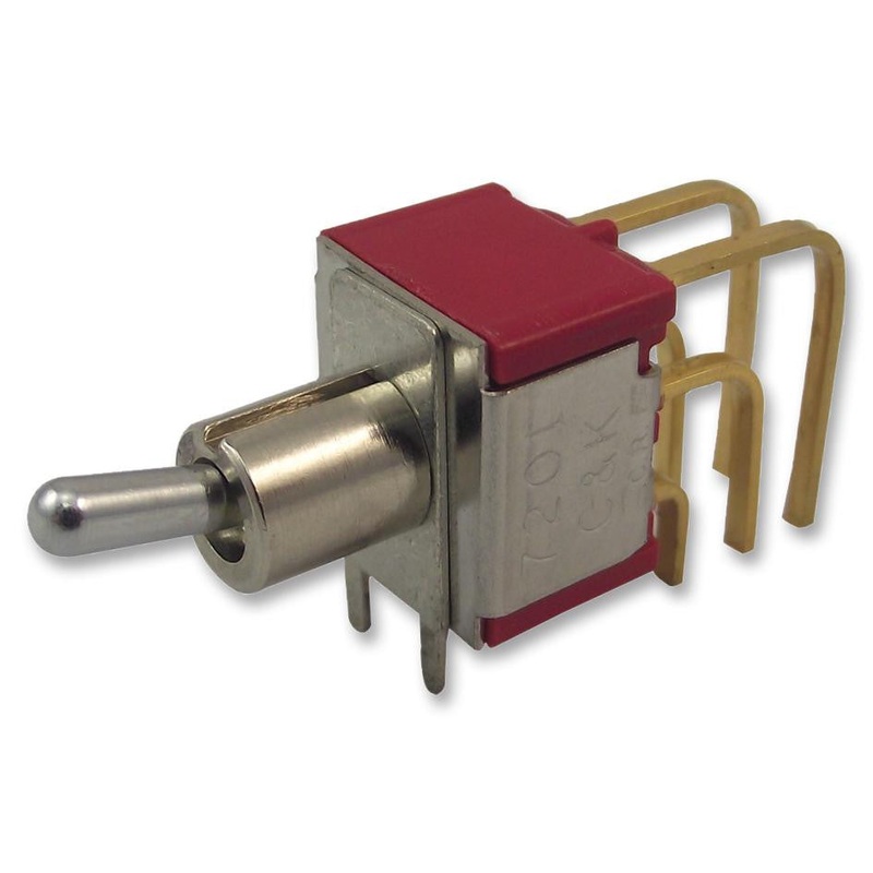C & K COMPONENTS 7201MD9AV2BE Toggle Switch, DPDT, Non Illuminated, On-On, 7000 Series, Through Hole, 5 A