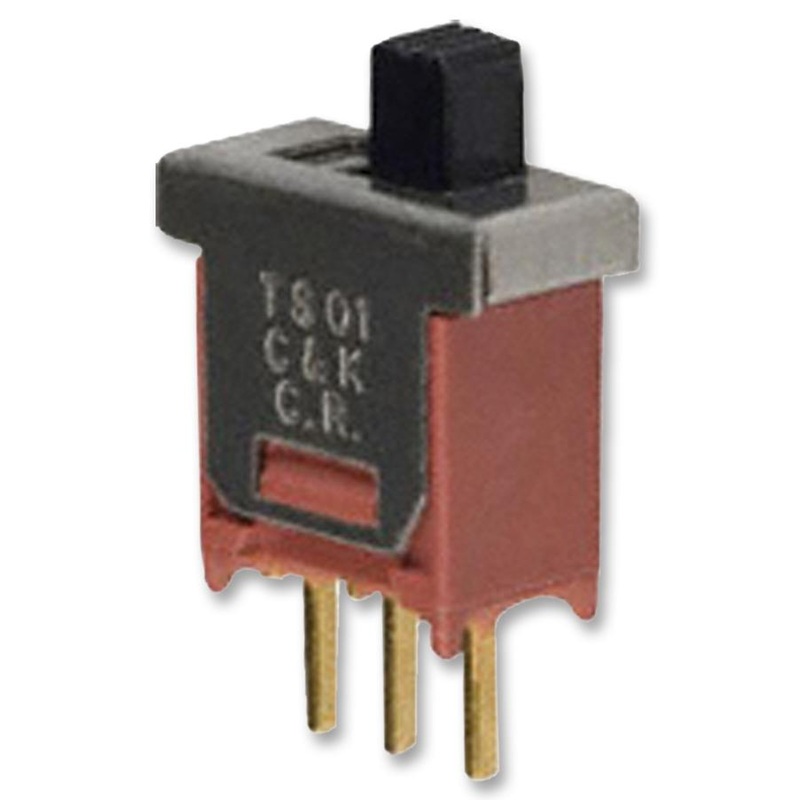 C&K Components TS01CBE TS01CBE Slide Switch Spdt On-None-On Through Hole TS 400 mA 20 V
