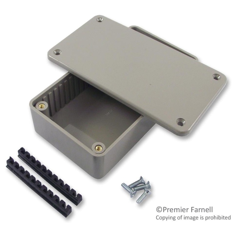 CAMDENBOSS BIM2003/13-GY/GY IP54 Grey ABS Enclosure – 112x62x31mm