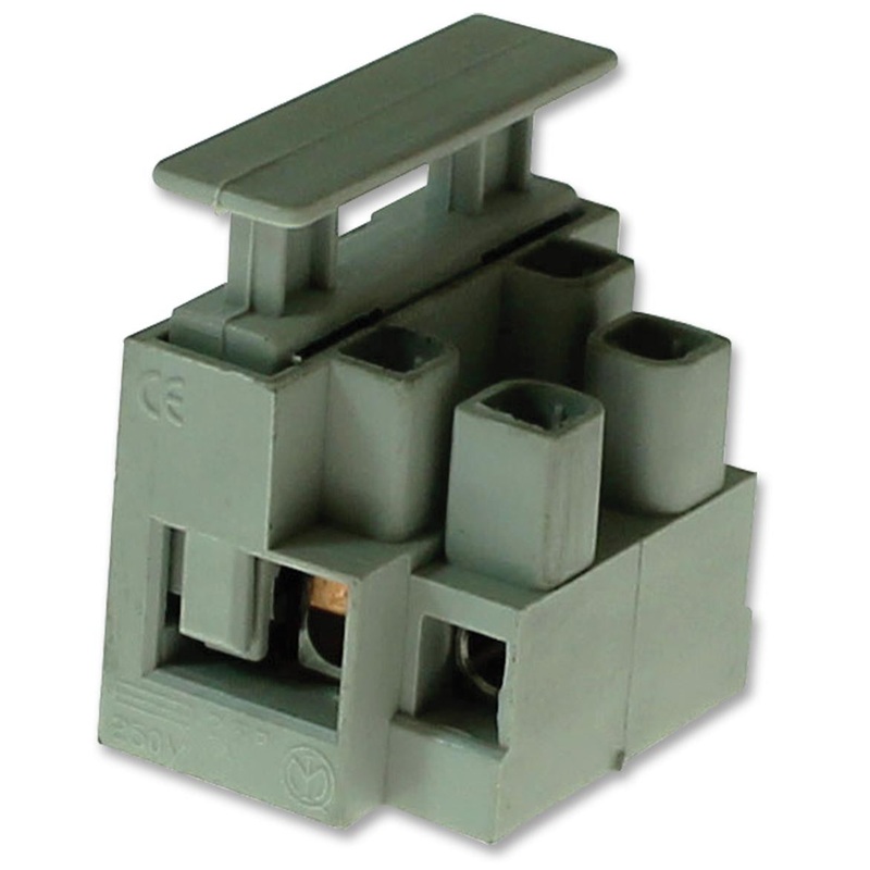 CAMDENBOSS CFTBN/2WP Fused Terminal Block, 2 Ways, 4 mm, Screw, 20 A