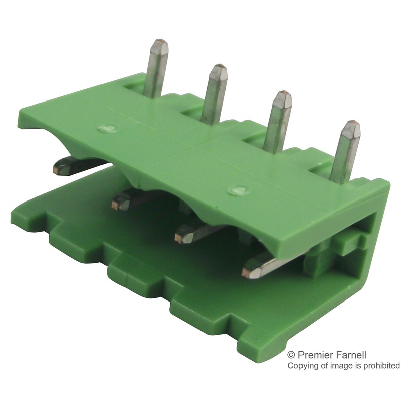 CAMDENBOSS CTB9350/4AO Pluggable Terminal Block, Header, 5 mm