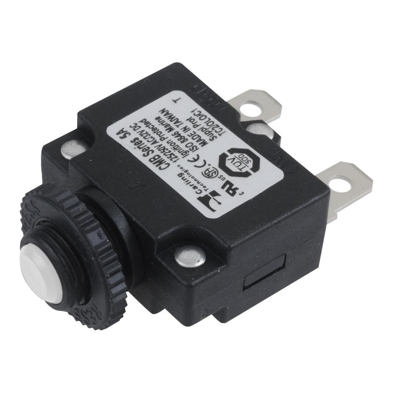 Carling Technologies CMB-053-27GNN-W-A Thermal Circuit Breaker 1 Pole 5A