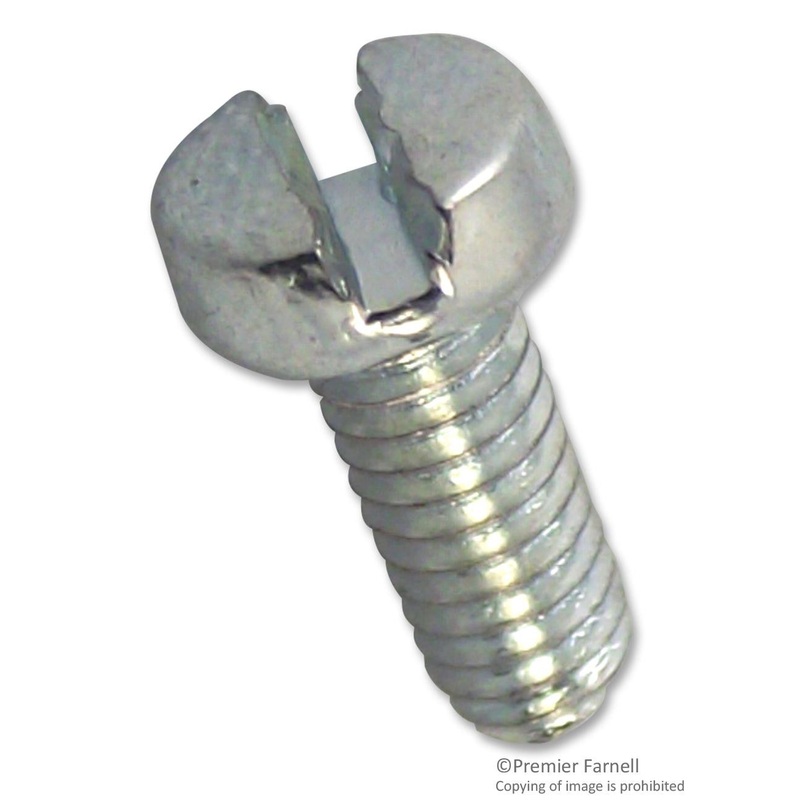 TR FASTENINGS M312 CSSTMCZ100- Machine Screw, M3, Steel, 12 mm, Bright Zinc, Cheese Head Slotted