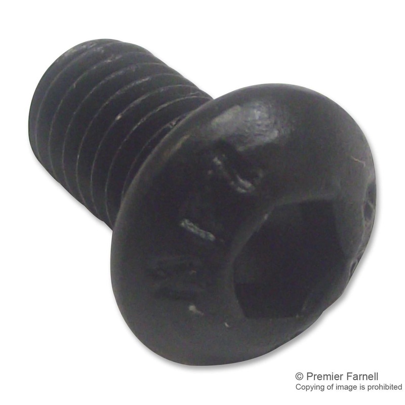 TR FASTENINGS M510 BHHTMCZ50- Socket Screw, Button Head Hex Socket, Steel, 10 mm, M5, Pack of 100