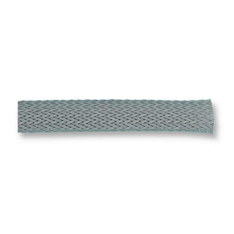 PRO POWER PET30GY10MR Sleeving, Expandable, Braided, 10 m, 32.8 ft, 40 mm, PE (Polyester), Grey