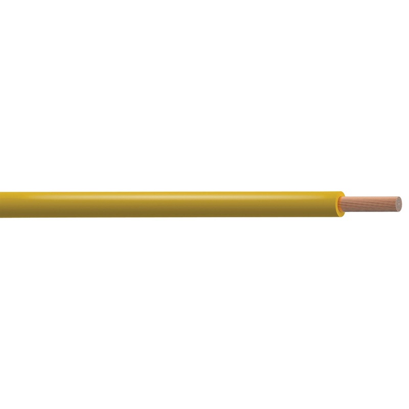 PRO POWER PP001300 Wire, Tri Rated, Per M, Yellow, 12 AWG, 4 mm, 56 x 0.3mm