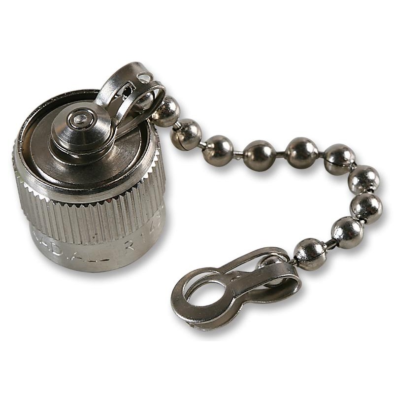 Radiall R143812000 Dust Cap / Cover With Chain TNC Connector Brass Body
