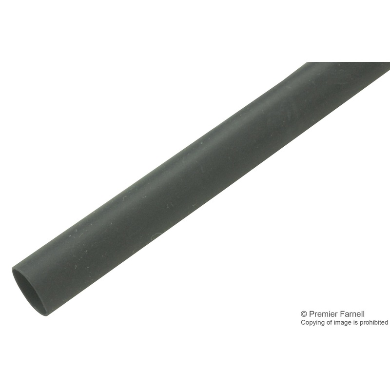 RAYCHEM – TE CONNECTIVITY RNF-100-3/16-0-STK Heat Shrink Tubing, Flexible Flame Retardant, 4.749 mm, 0.188 , 2:1, Black, 4 ft, 1.22 m
