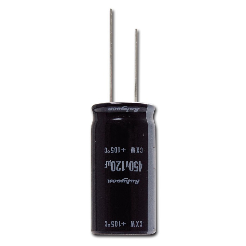 RUBYCON 400CXW150MEFC16X40 Electrolytic Capacitor, Miniature, 150 F, 400 V, CXW Series,  20%, Radial Leaded, 16 mm
