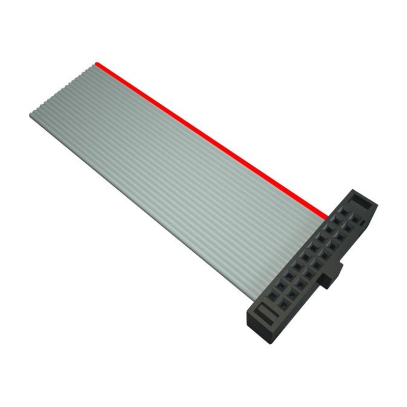 Samtec FFSD-05-S-12.00-01-N Ribbon Cable IDC Receptacle Free Ends 10 Ways 12  305 mm 1.27