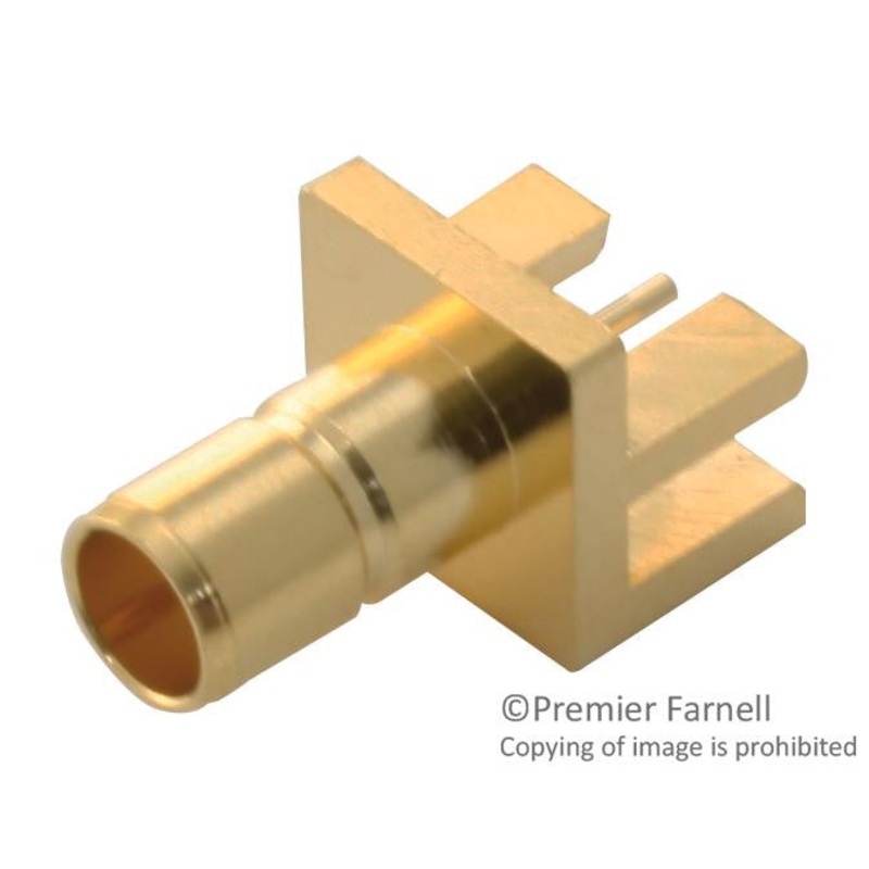 SAMTEC SMB7H-J-P-H-ST-EM1 RF / Coaxial Connector, SMB Coaxial, Straight Jack, Through Hole Vertical, 75 ohm, RG179, Brass