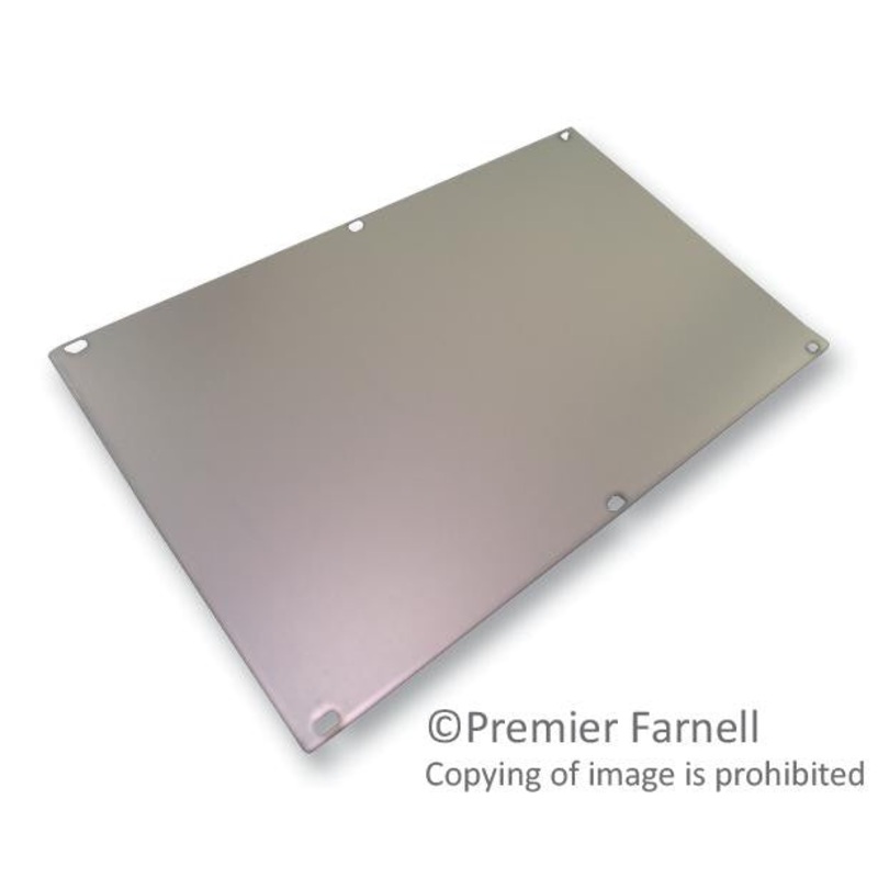 SCHROFF 20838-146 Panel, Aluminium, Shielded, 3U, 42HP, Pack 5, Aluminium, Unfinished, Subracks and 19 Cases