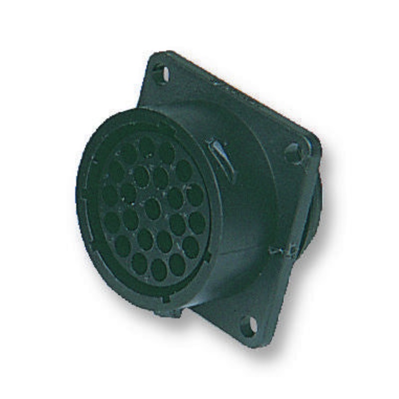SOURIAU UTP01412S Circular Connector, Trim Trio UTP Series, Wall Mount Receptacle, 12 Contacts