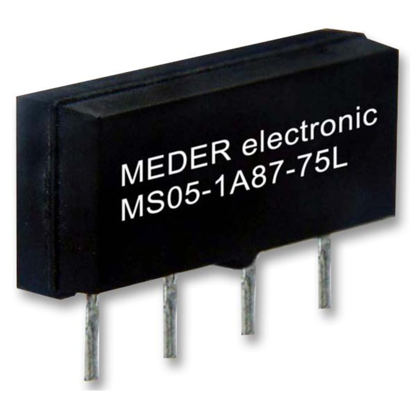 Standexmeder MS05-1A87-75D MS05-1A87-75D Reed Relay SPST-NO 5 VDC MS Through Hole 280 ohm 500 mA