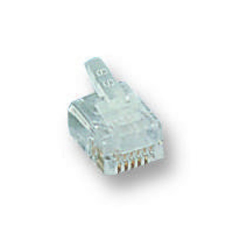 STEWART CONNECTOR 937-SP-3066 Modular Connector, RJ11, 30 Series, Plug, 6 Contacts, 6 Ways, 1 Ports