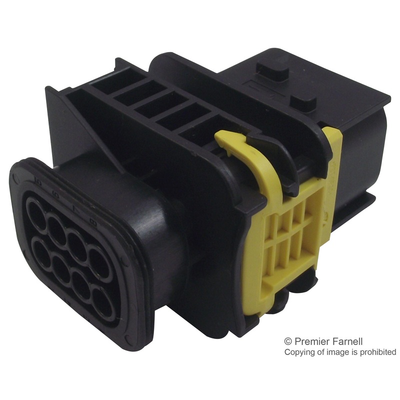TE Connectivity 1-1564512-1 Heavy Duty Connector Base MCP Series Cable Mount AMP Tab Power Contacts
