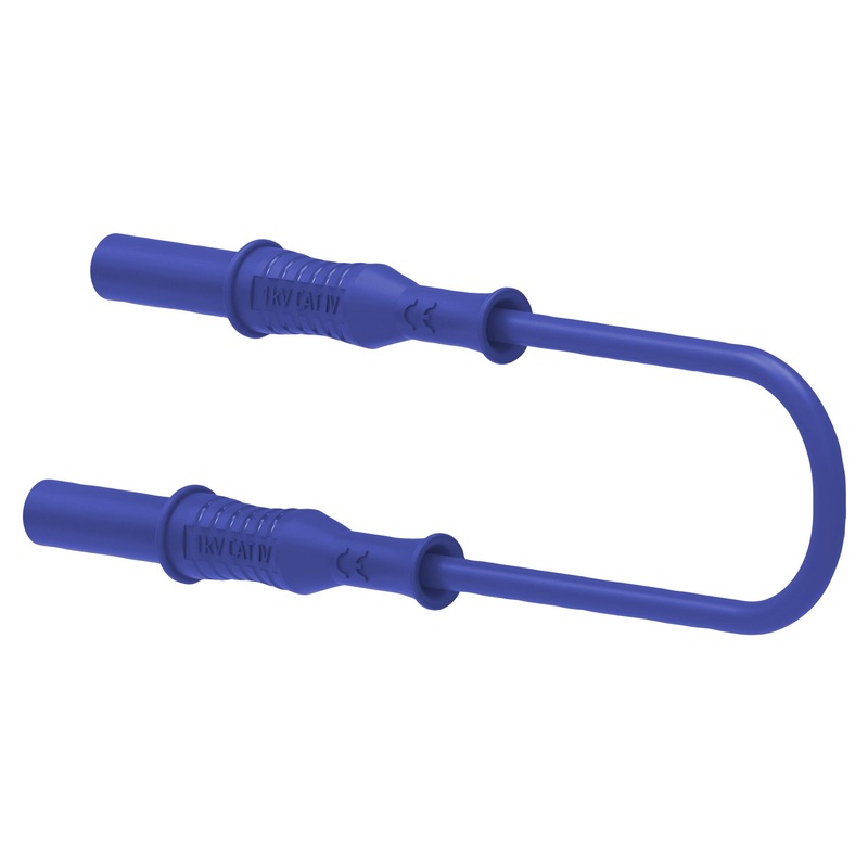 Tenma 72-14008 Test Lead 4mm Banana Plug Shrouded 1 kV 36 A Blue 2 m