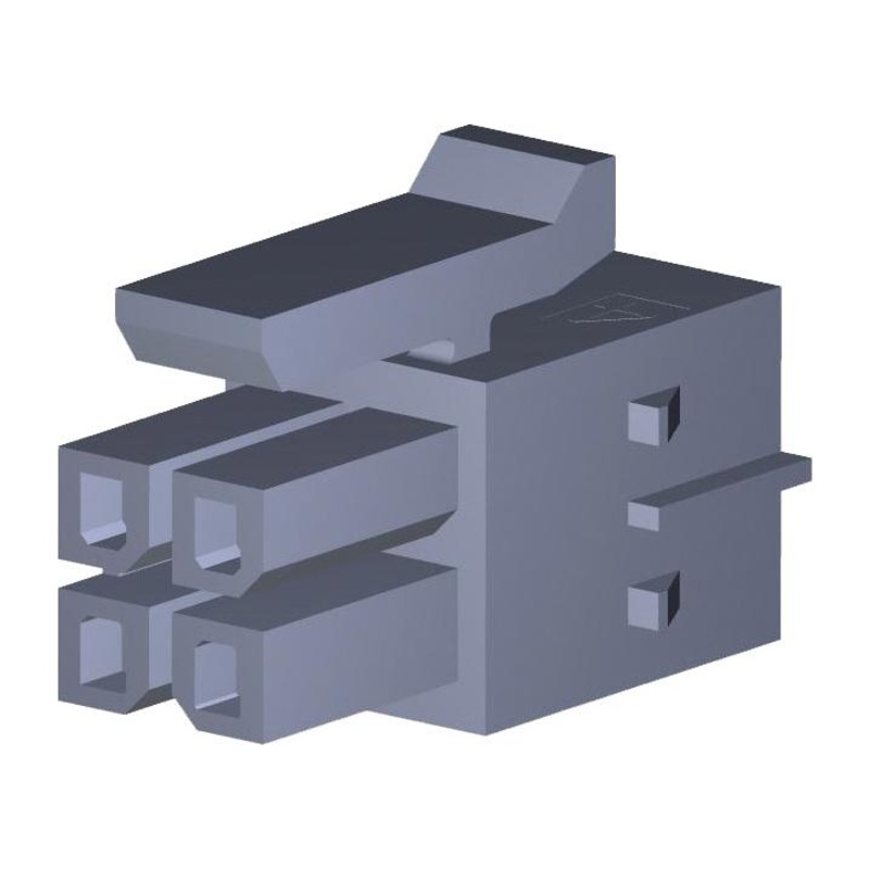 Molex 206461-0400 Connector Housing Micro-Fit+ 206461 Receptacle 4 Ways 3 mm 206460 206462 Crimp Terminals