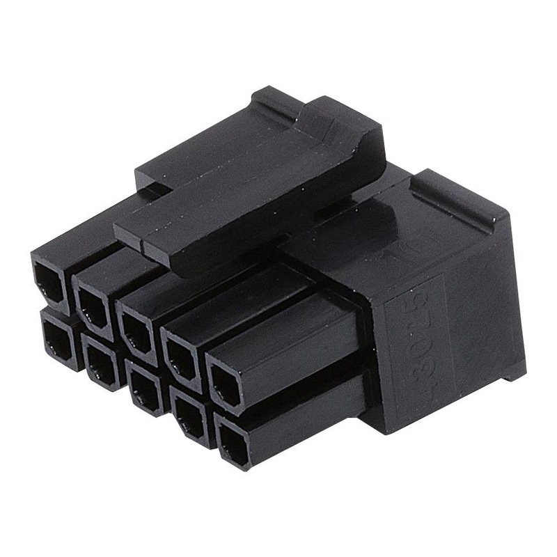 Molex 43025-1008 Connector Housing Micro-Fit 3.0 43025 Series Receptacle 10 Ways 3 mm