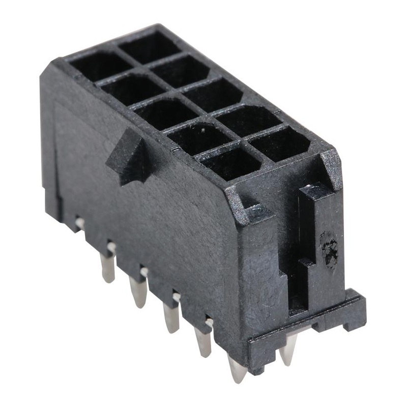 Molex 43045-1014 Wire-To-Board Connector 3 mm 10 Contacts Header Micro-Fit 3.0 43045 Series Through Hole