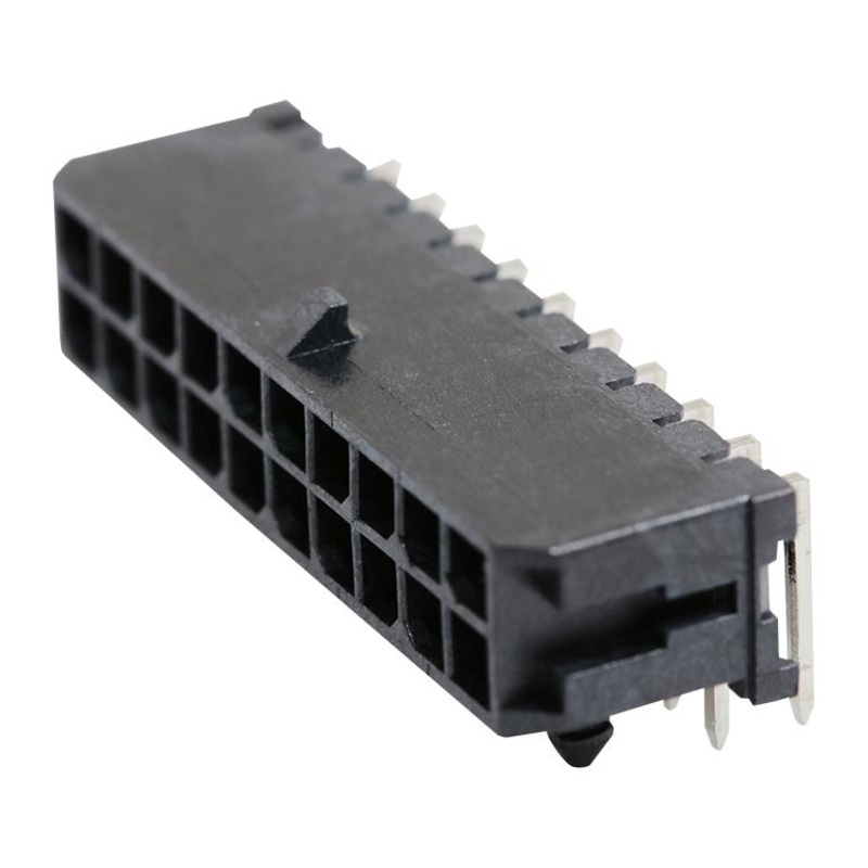 Molex 43045-2002 Wire-To-Board Connector 3 mm 20 Contacts Header Micro-Fit 3.0 43045 Series Through Hole