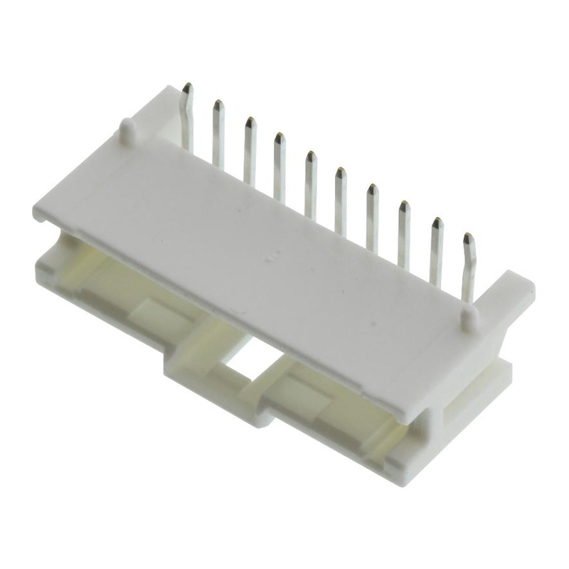 Molex 55935-1010 Pin Header Wire-to-Board 2 mm 1 Rows 10 Contacts Through Hole Right Angle Microclasp 55935