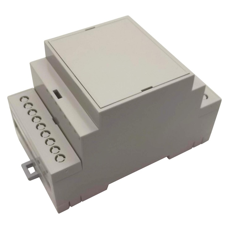 MULTICOMP MC001142 Plastic Enclosure, DIN Rail, ABS, Polycarbonate, 53.3 mm, 90.2 mm