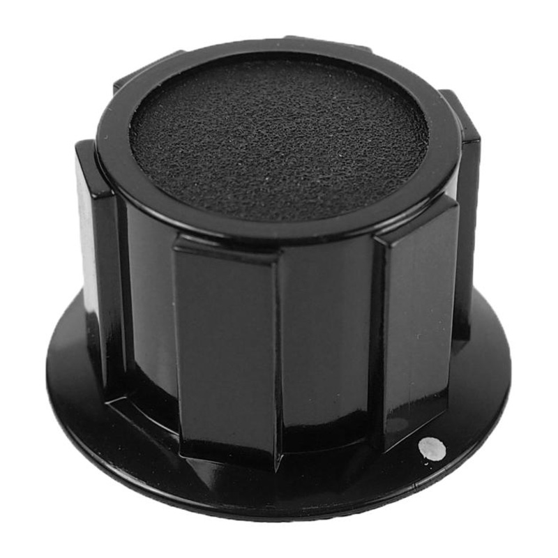 Multicomp PRO MP1601 Knob Splined Shaft 6 mm Round Skirted With Indicator Dot 25.4