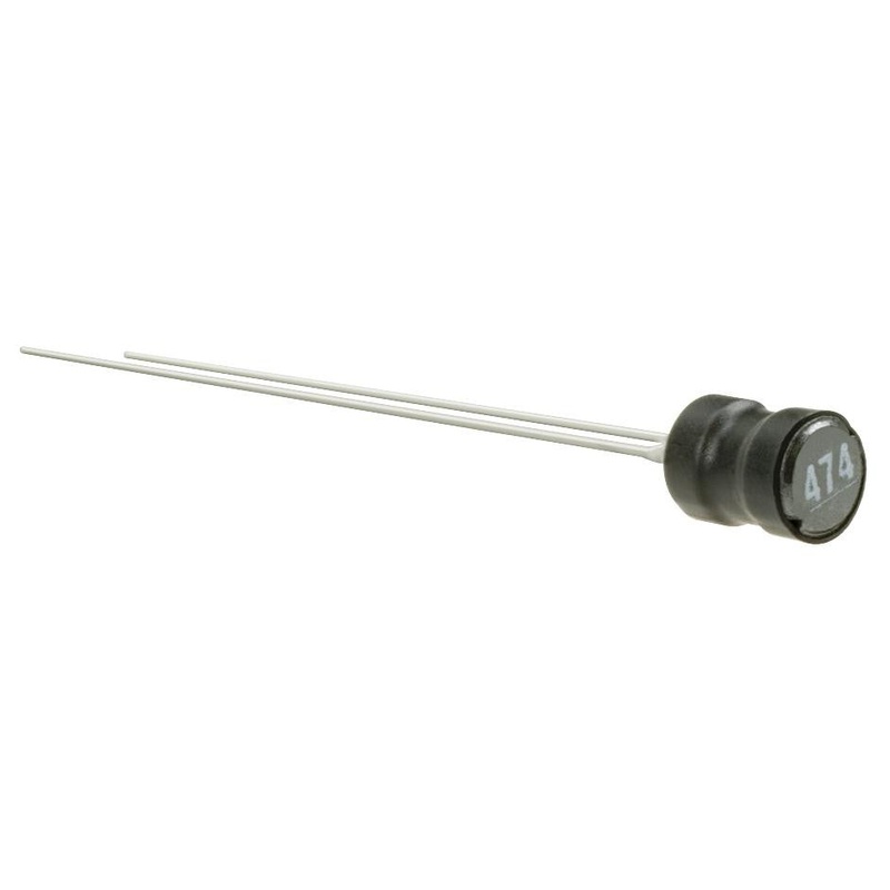 MURATA POWER SOLUTIONS 11R473C Inductor, Radial, 1100R Series, 47 H, 500 mA, 500 mA, 0.54 ohm,  10%