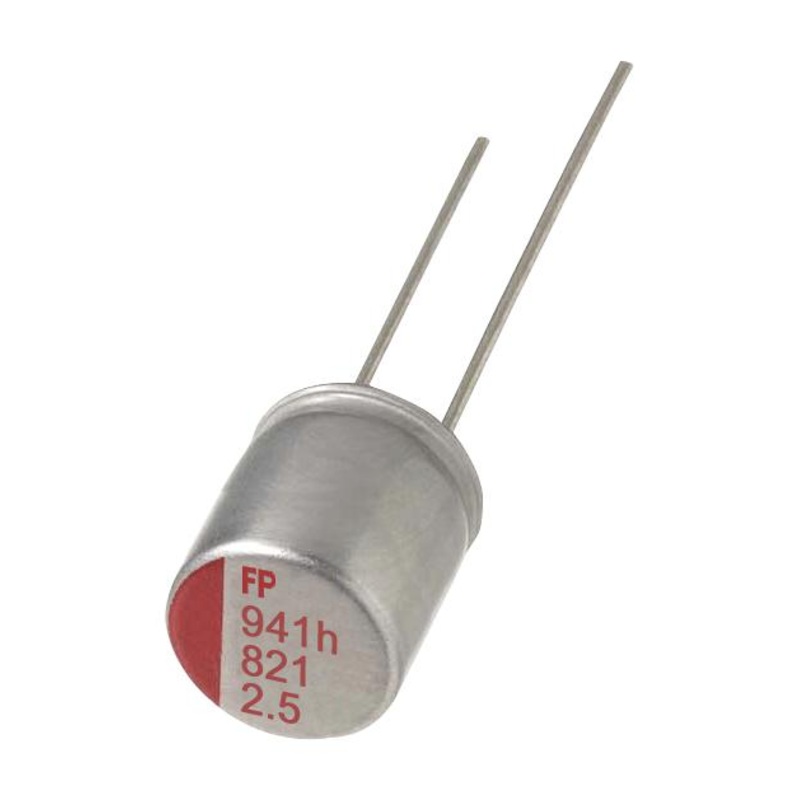 Nichicon RL80E821MDNASQKX Capacitor 820 F 2.5 V Radial Leaded Fpcap RL8 Series 0.006 ohm 5000 Hours @ 105C