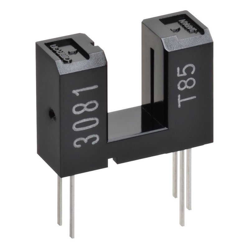 OMRON ELECTRONIC COMPONENTS EE-SX3081 Transmissive Photo Interrupter, Photo / Optical IC, Through Hole, 5 mm, 0.5 mm, 50 mA, 4 V