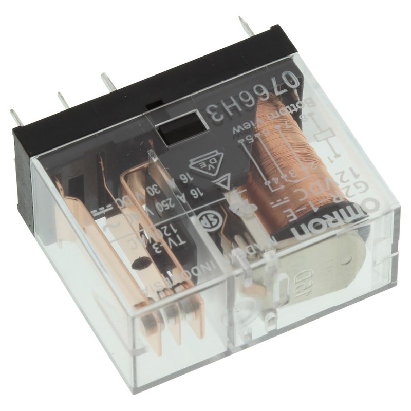 Omron Electronic Components G2R-1-E DC12 Power Relay Spdt 12 VDC 16 A G2R Through Hole Non Latching