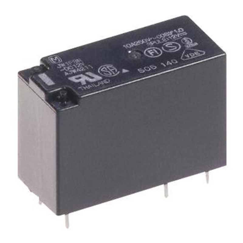 PANASONIC ELECTRIC WORKS JW1AFSN-DC12V-F General Purpose Relay, JW Series, Power, Non Latching, SPST-NO, 12 VDC, 10 A