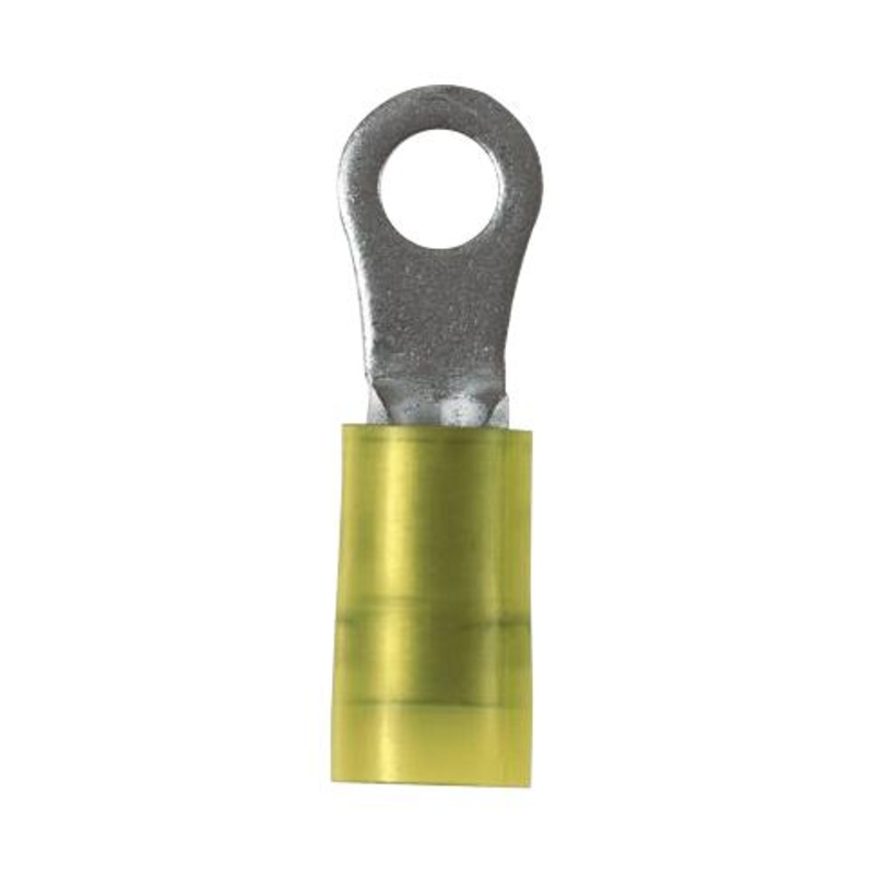 Panduit PN12-8HDR-D Terminal Ring Tongue #8 12AWG Yellow