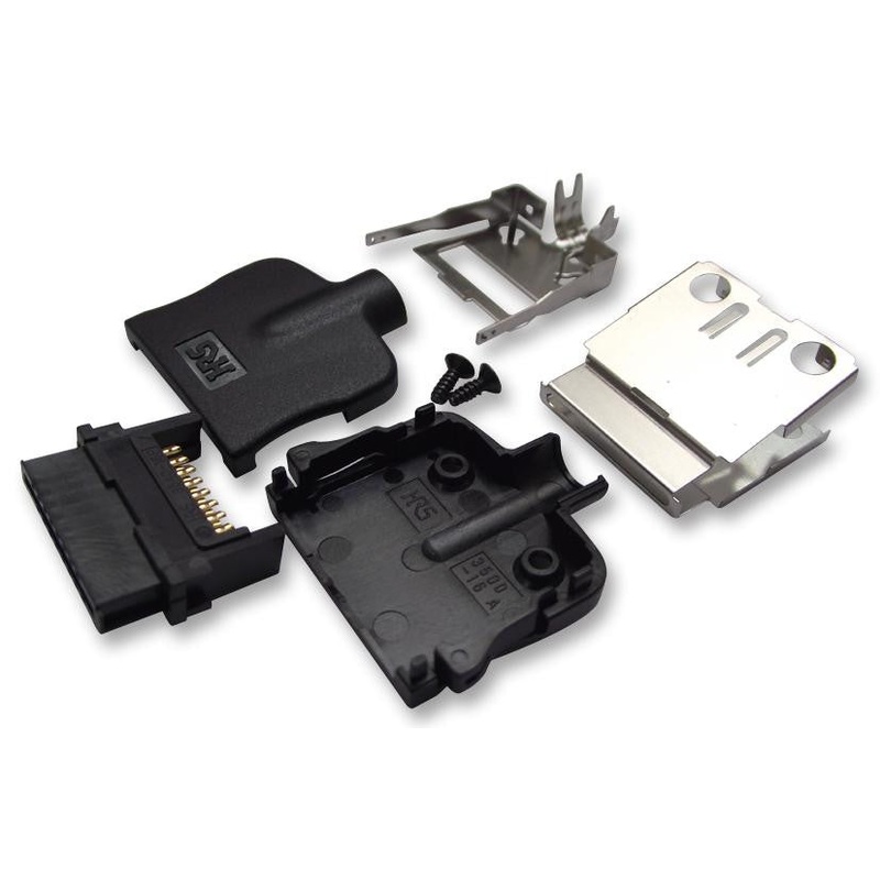 HIROSE(HRS) 3540-16P-CV(50) I/O Connector, I/O, Plug, 16 Contacts, Solder, Cable Mount