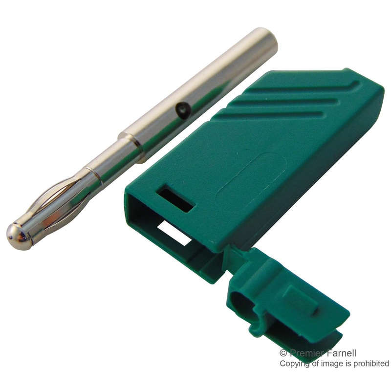 HIRSCHMANN TEST AND MEASUREMENT 934100104 TEST PLUG, 4MM, GREEN, LAS S G