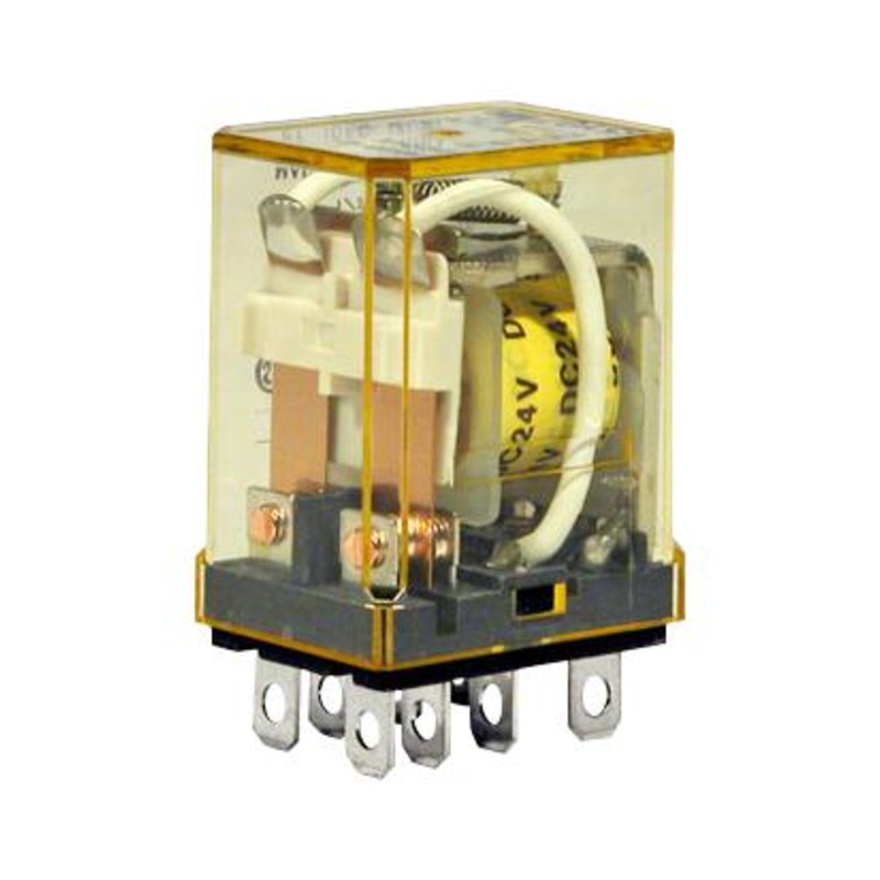 Idec RH2B-ULAC220-240V Power Relay 240VAC 10A Dpdt Socket