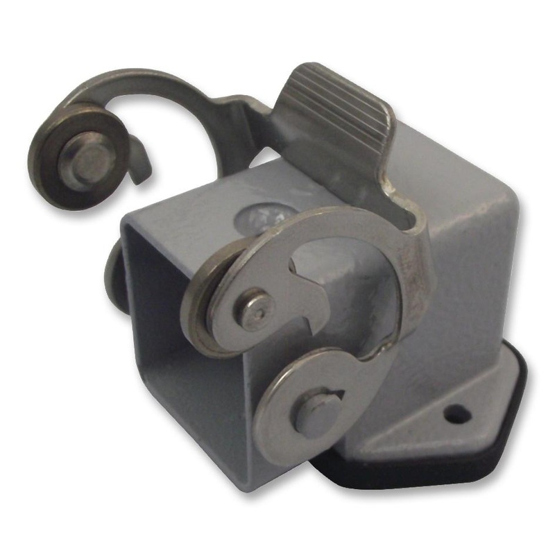 ILME CKAX03IA Connector Backshell, Angled Bulkhead Housing, CK Series ILME Multipole Connector Inserts, 90