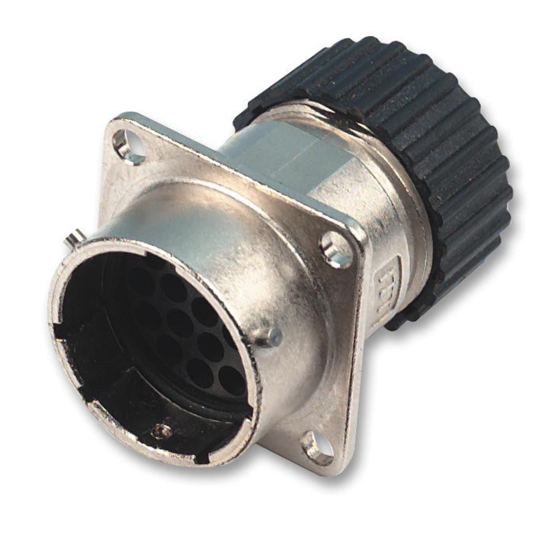 ITT CANNON TNM0S10-0004P1L Circular Connector, Trident Neptune Metal Series, Panel Mount Receptacle, 4 Contacts