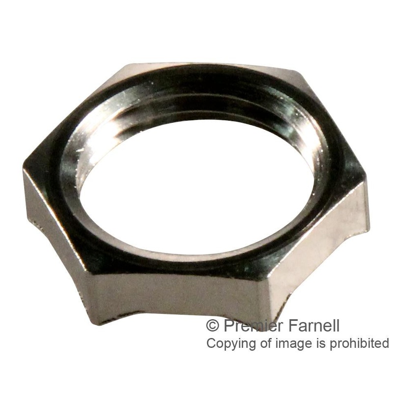 LAPP KABEL 52103210 Locknut, Skindicht SM-PE, Brass, Nickel, PG9, 4.7 mm