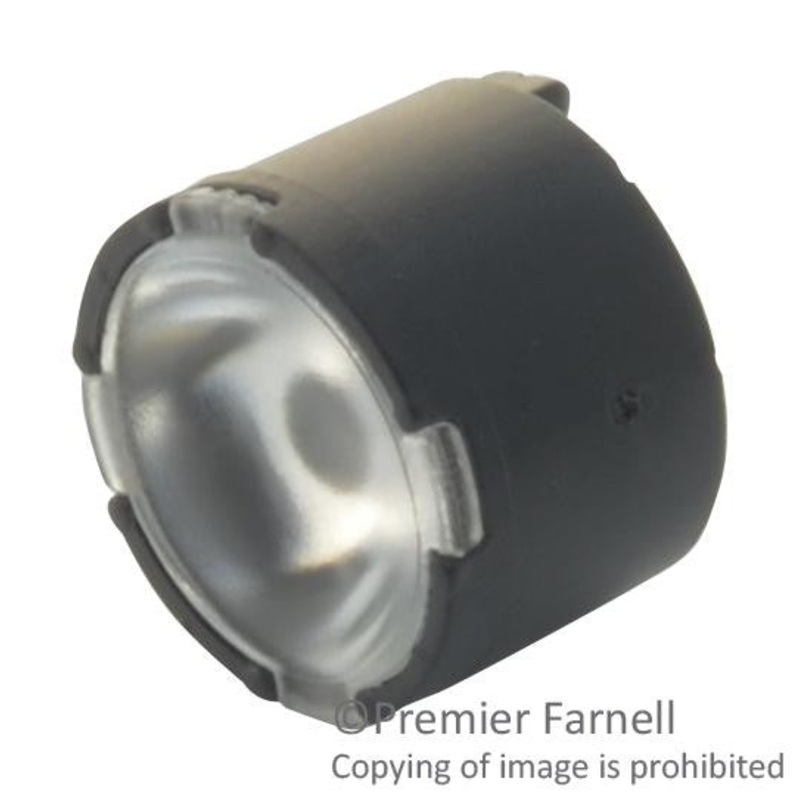 LEDIL FA11055_LISA2-RS-PIN-XP LED Lens, Spot, 9.9 mm, Round, PMMA (Polymethylmethacrylate)