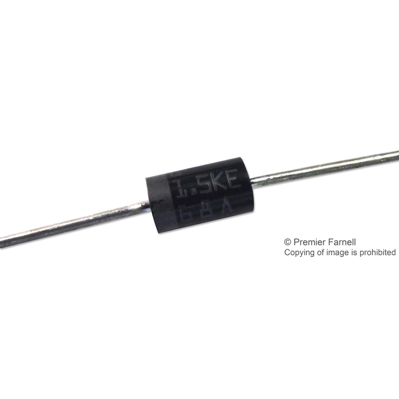 LITTELFUSE 1.5KE33CA TVS Diode, 1.5KE Series, Bidirectional, 28.2 V, 45.7 V, DO-201, 2 Pins