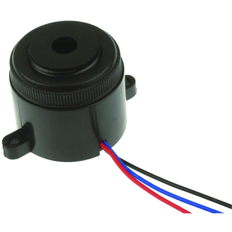 MALLORY PLD-20A35EWQ TRANSDUCER, PIEZO, 3.5KHZ, 95DB, 24VDC